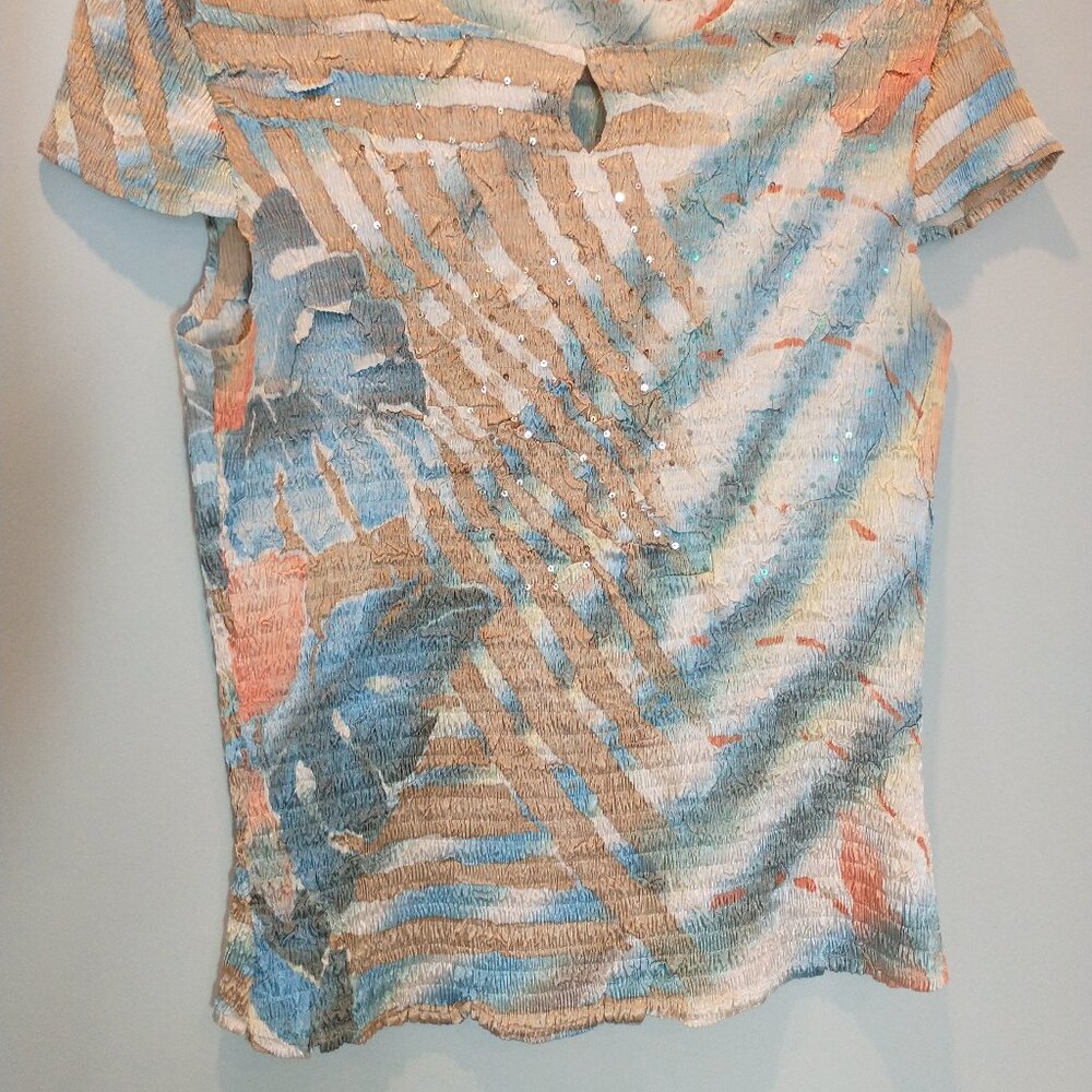 Alberto Makali Blouse with Sequin Accents - Picture 2 of 5